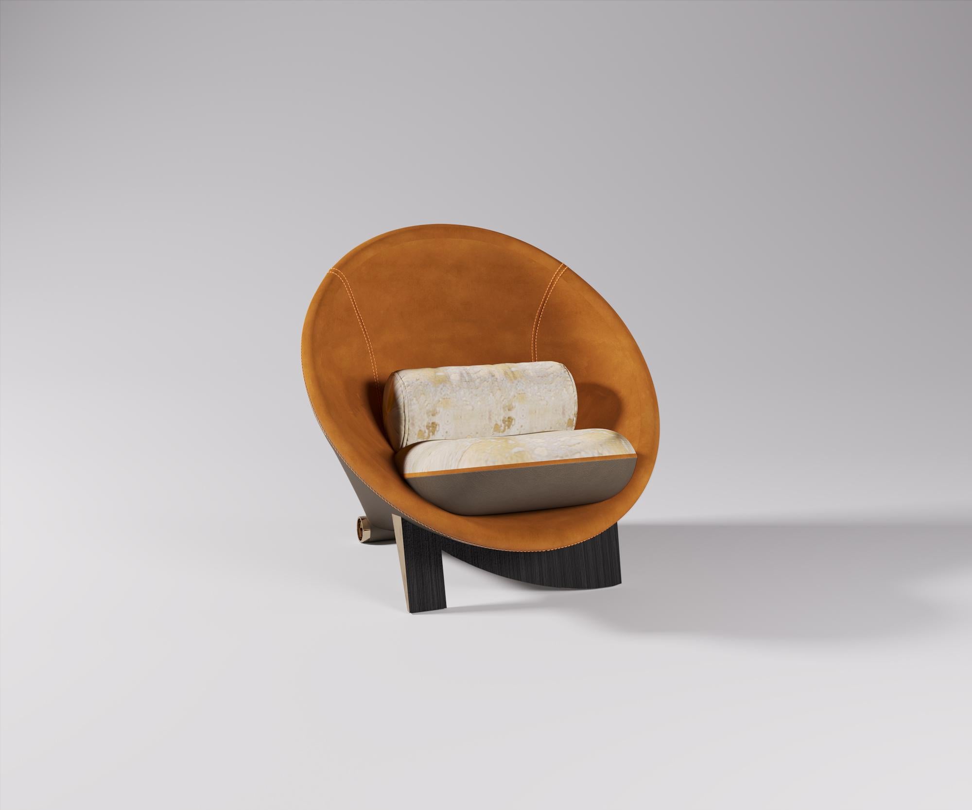 Trumpet Chair by Bryce Cai for Objective Collection OBJ+ For Sale 1