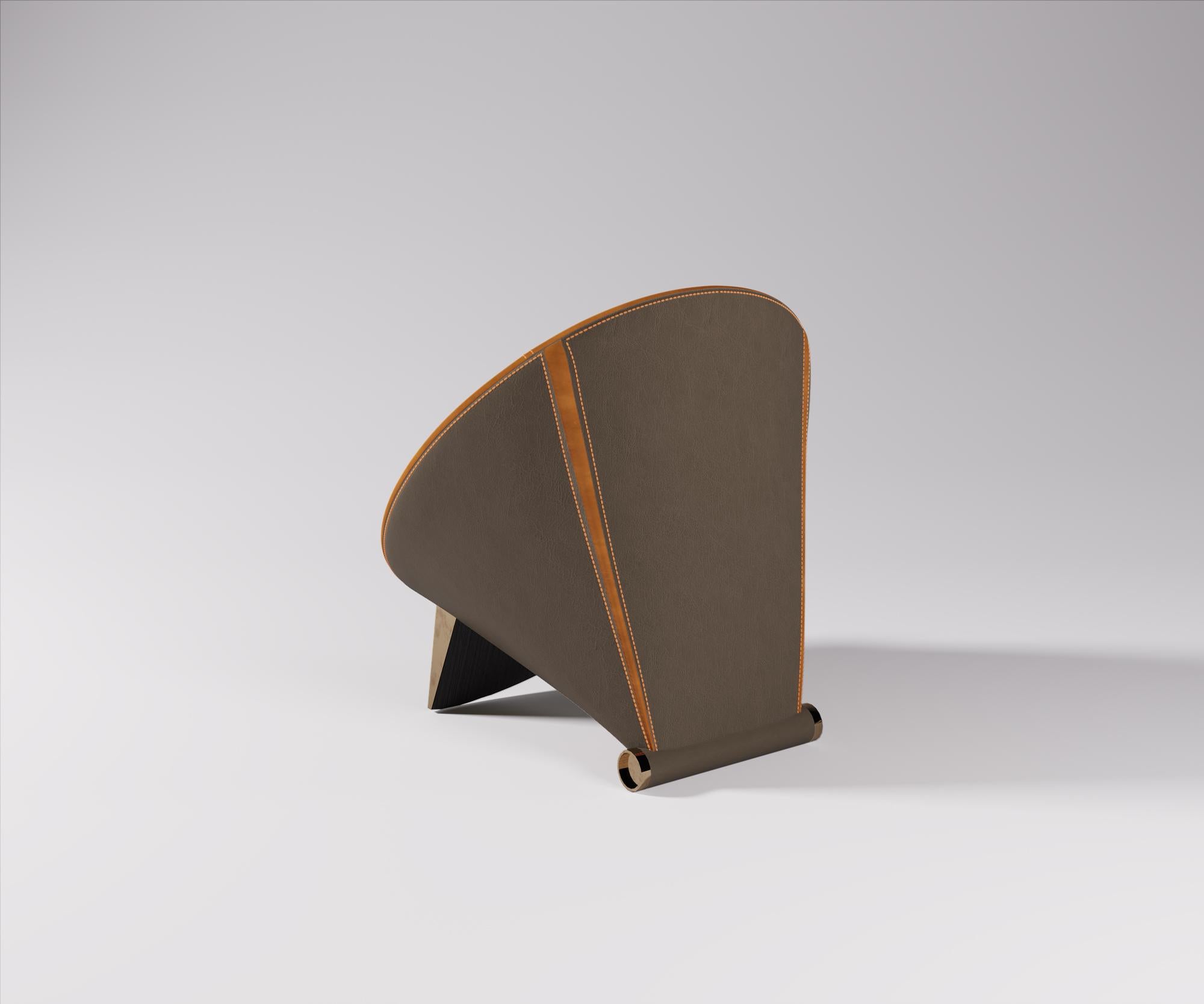 Trumpet Chair by Bryce Cai for Objective Collection OBJ+ For Sale 3