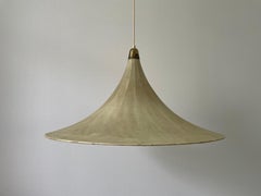 Trumpet Design Italian Large Cocoon Pendant Lamp, 1960s, Italy