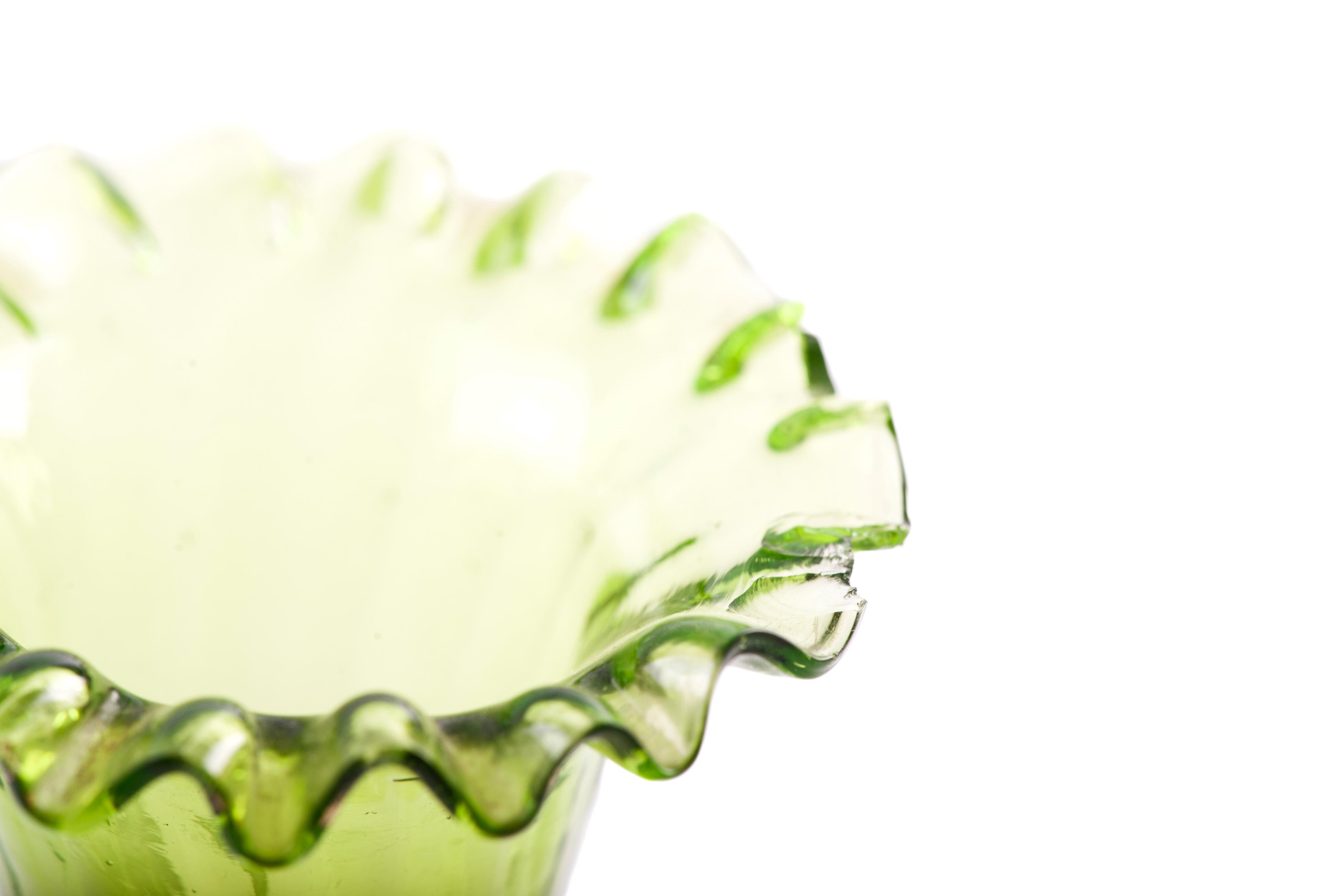 Unknown Trumpet Glass Vase, Northern Europe, 1970 For Sale