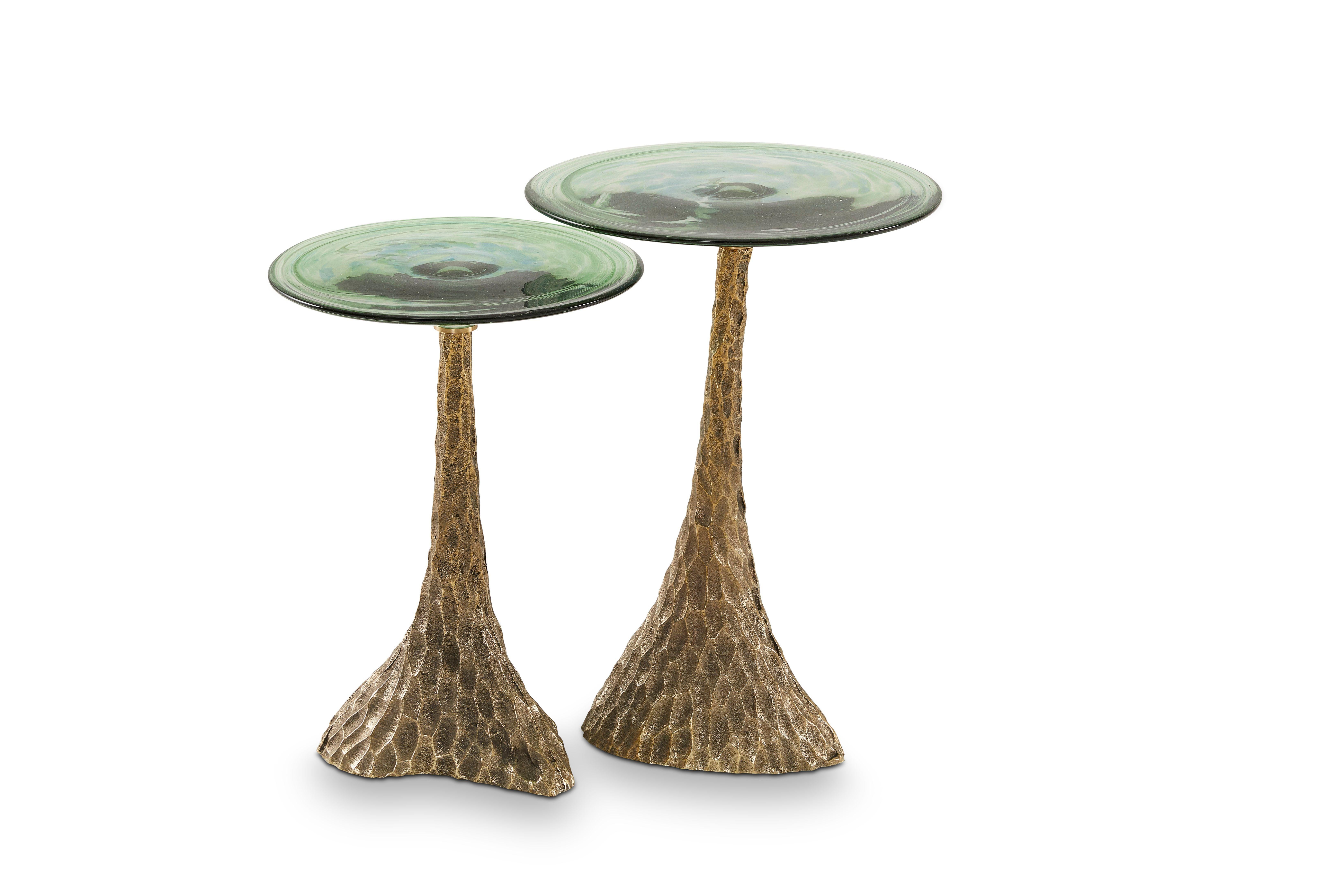South African Trumpet Medium Side Table by Egg Designs For Sale