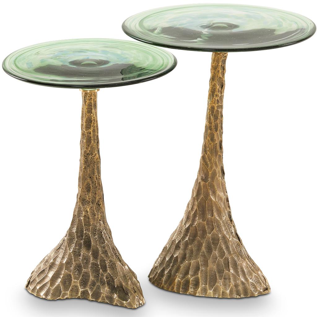 trumpet side table