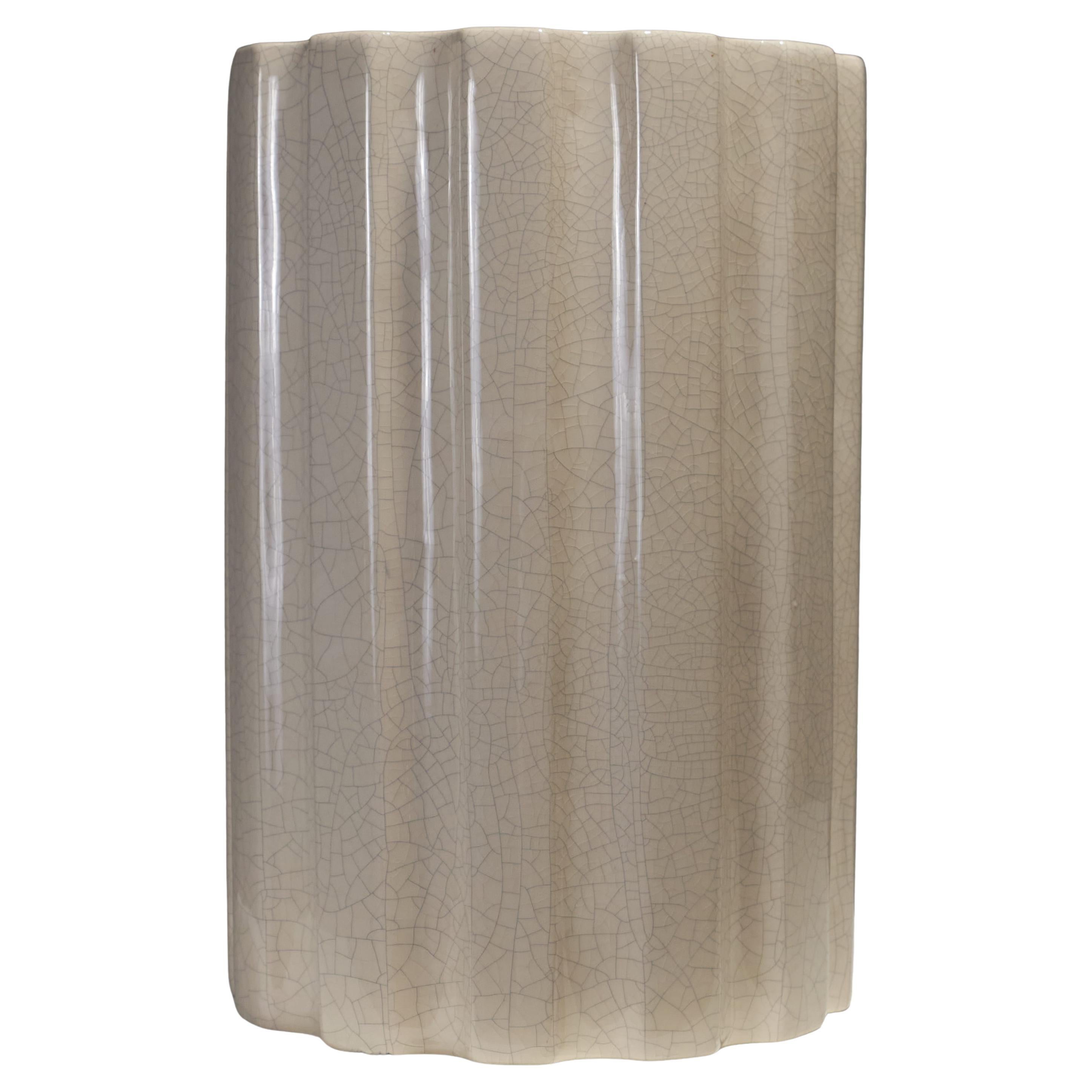 Truncated column in ceramic, 1940s.