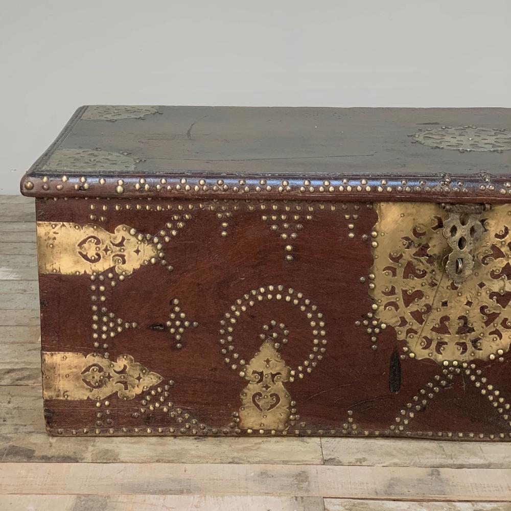 Hand-Crafted Trunk, 19th Century Spanish in Walnut