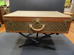Trunk Alzer Louis Vuitton 1980s, Toile Enduite Monogram