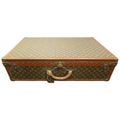 Trunk Alzer Louis Vuitton 1980s, Toile Enduite Monogram