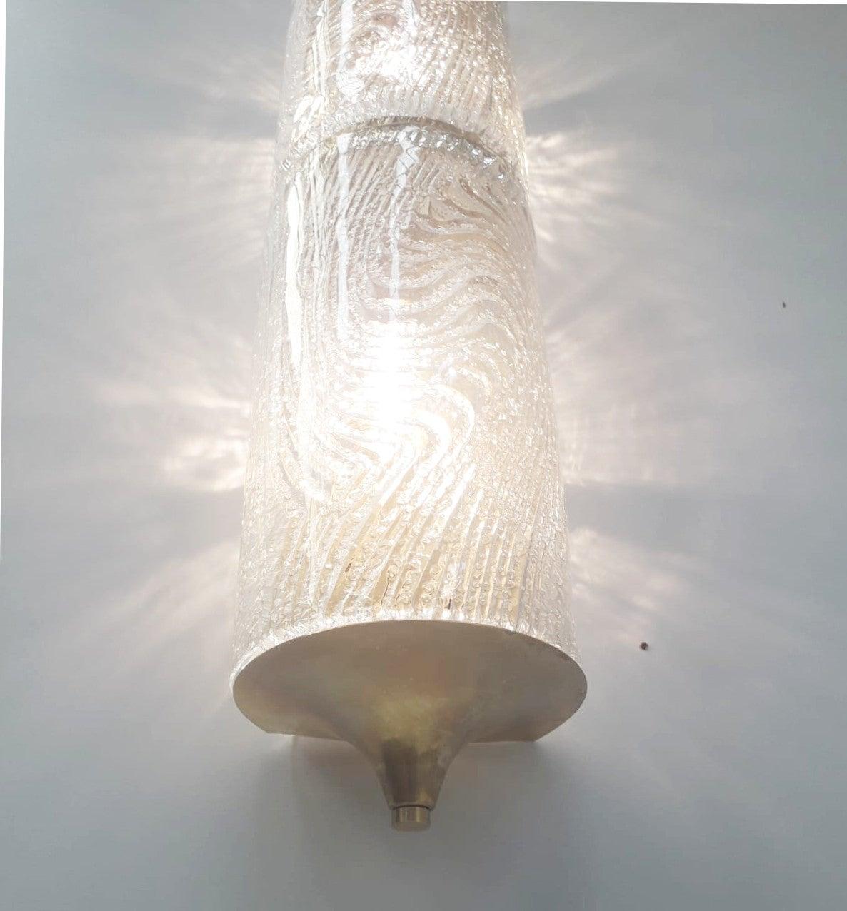 Murano Glass Trunk Sconce / Flush Mount by Fabio Ltd For Sale