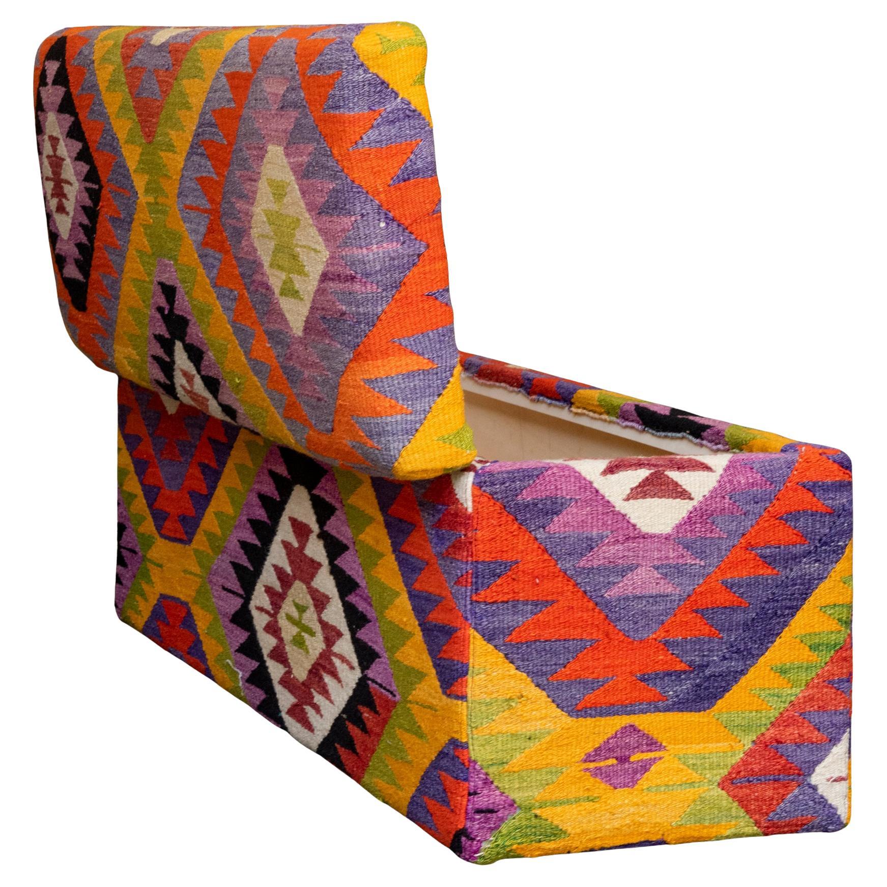 Altro Baule con Kilim in vendita