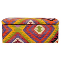 Used Trunk with Kilim