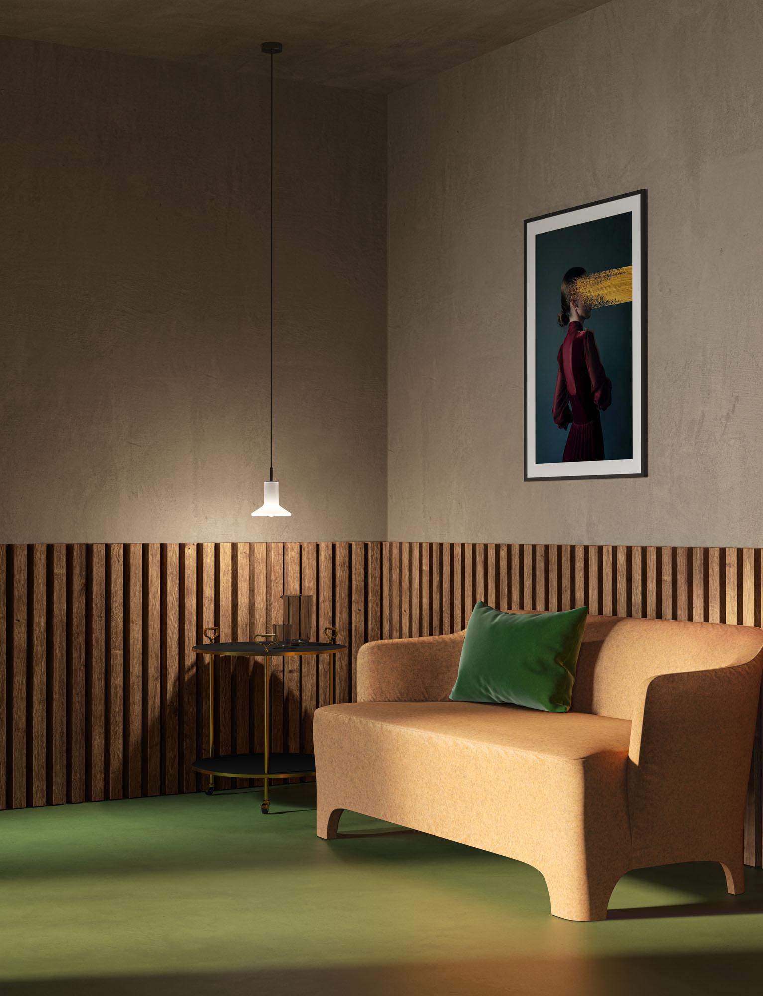 Mid-Century Modern Truno Small Sofa in Felt Wool, by Corrado Corradi Dell'Acqua for TATO For Sale