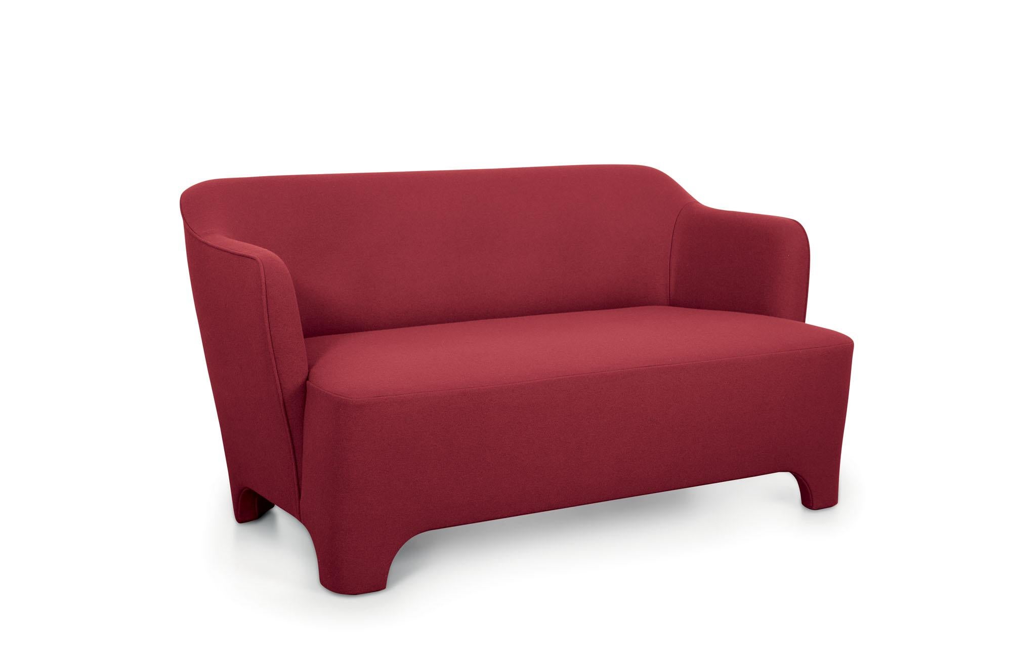 Fabric Truno Small Sofa in Felt Wool, by Corrado Corradi Dell'Acqua for TATO For Sale