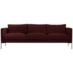 Truss Sofa in Maharam Cassis Fabric and Powder-Coated Steel by TRNK Truss Sofa in Maharam Cassis Fabric and Powder-Coated Steel by TRNK