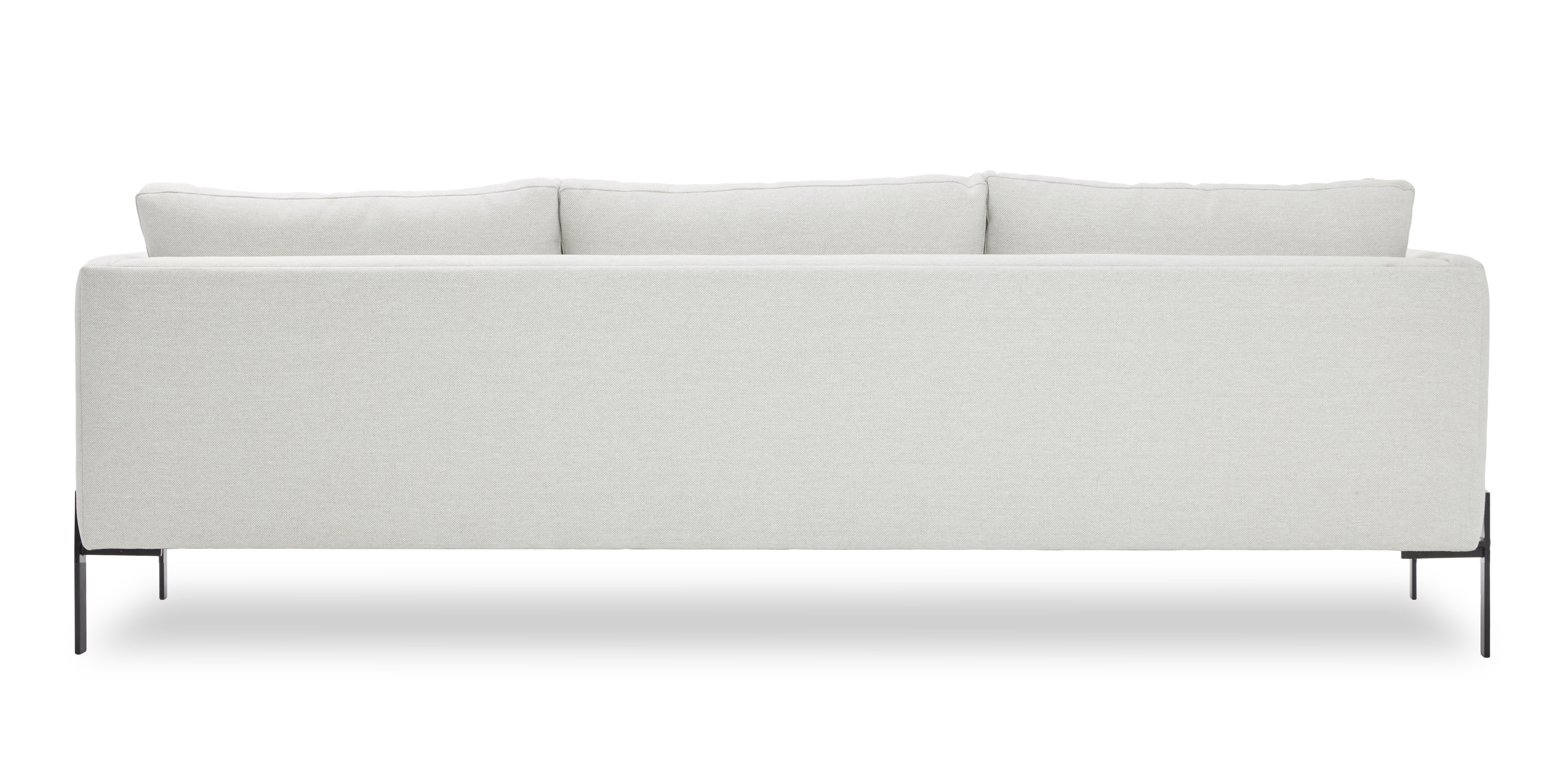 Modern Truss Sofa in Maharam Clavicle Fabric & Powder-Coated Steel by TRNK For Sale