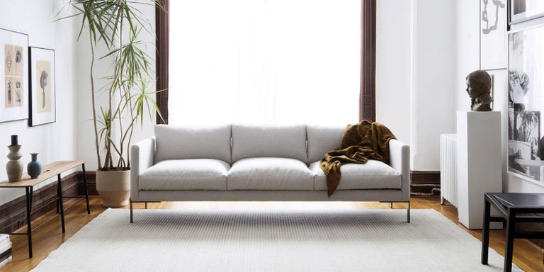 Truss Sofa In Maharam Clavicle Fabric And Powder Coated Steel By