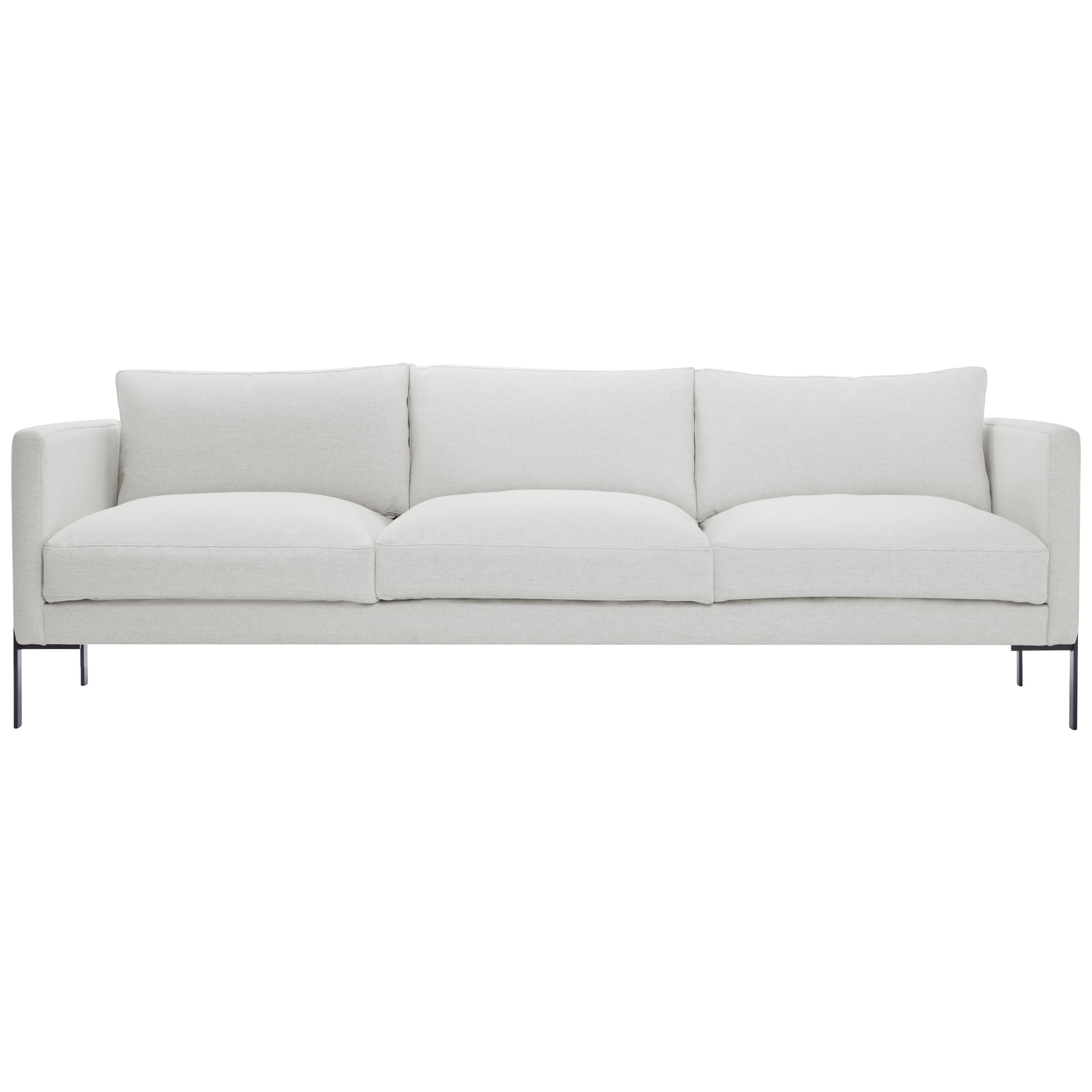 Truss Sofa in Maharam Clavicle Fabric & Powder-Coated Steel by TRNK For Sale