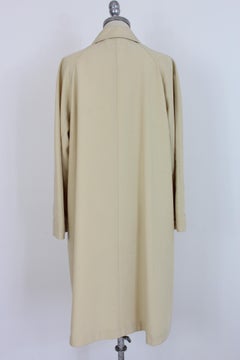 Trussardi Beige Long Classic Trench Coat