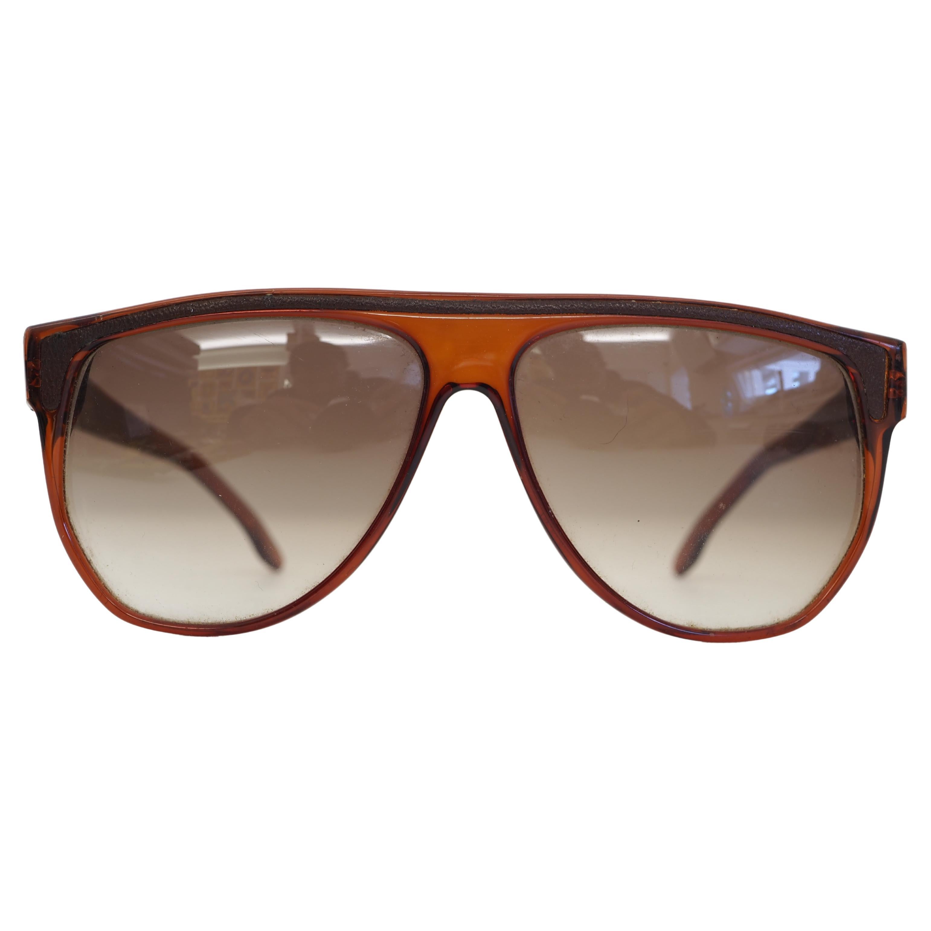 Trussardi brown sunglasses For Sale
