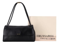 Trussardi Orbita Nappa Leather Medium Shoulder Bag