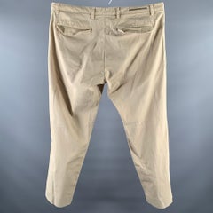 TRUSSARDI Size 38 Khaki Straight Casual Pants