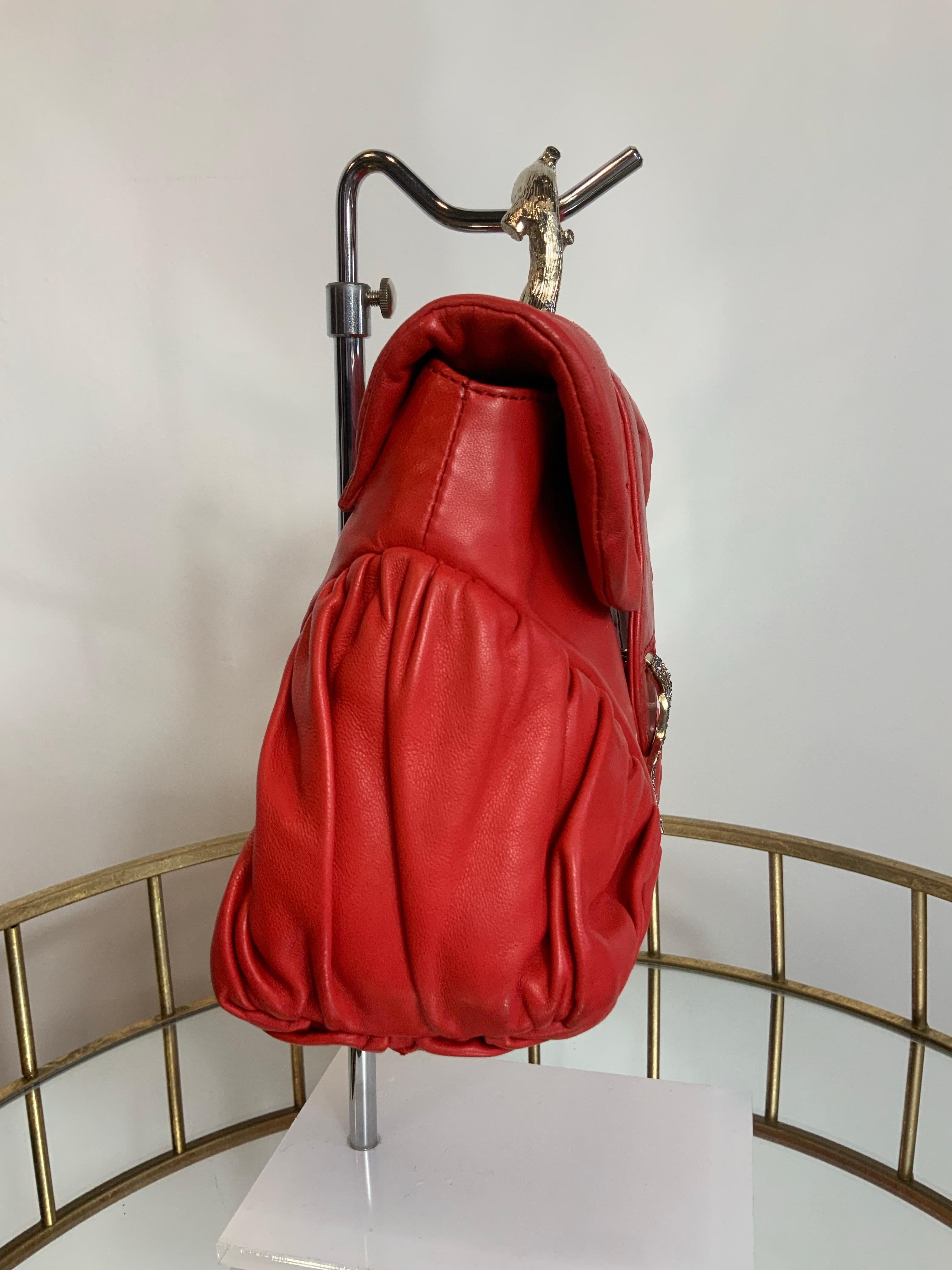 Trussardi sac en cuir vintage Bon état - En vente à Carnate, IT