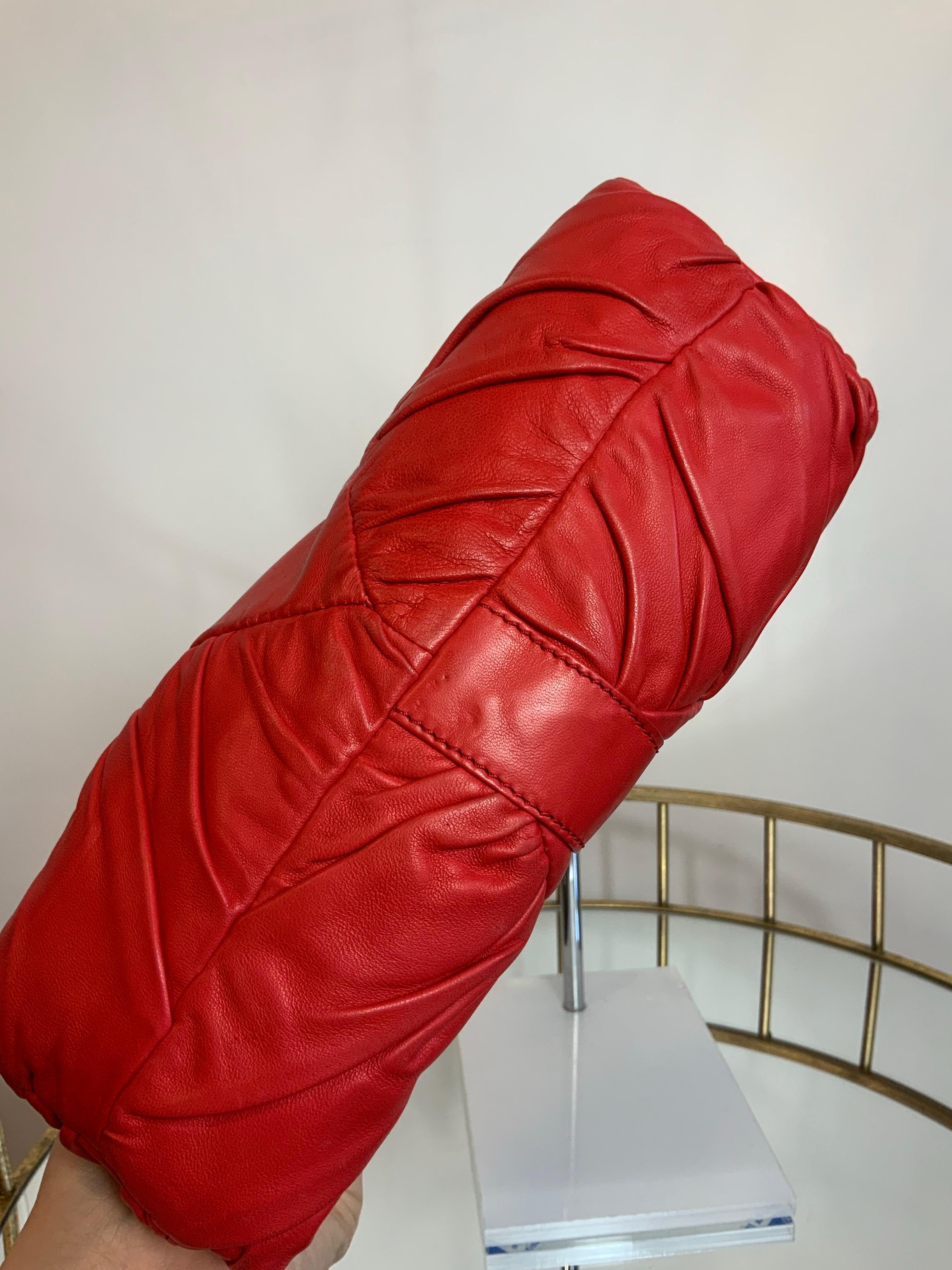 Trussardi sac en cuir vintage en vente 2