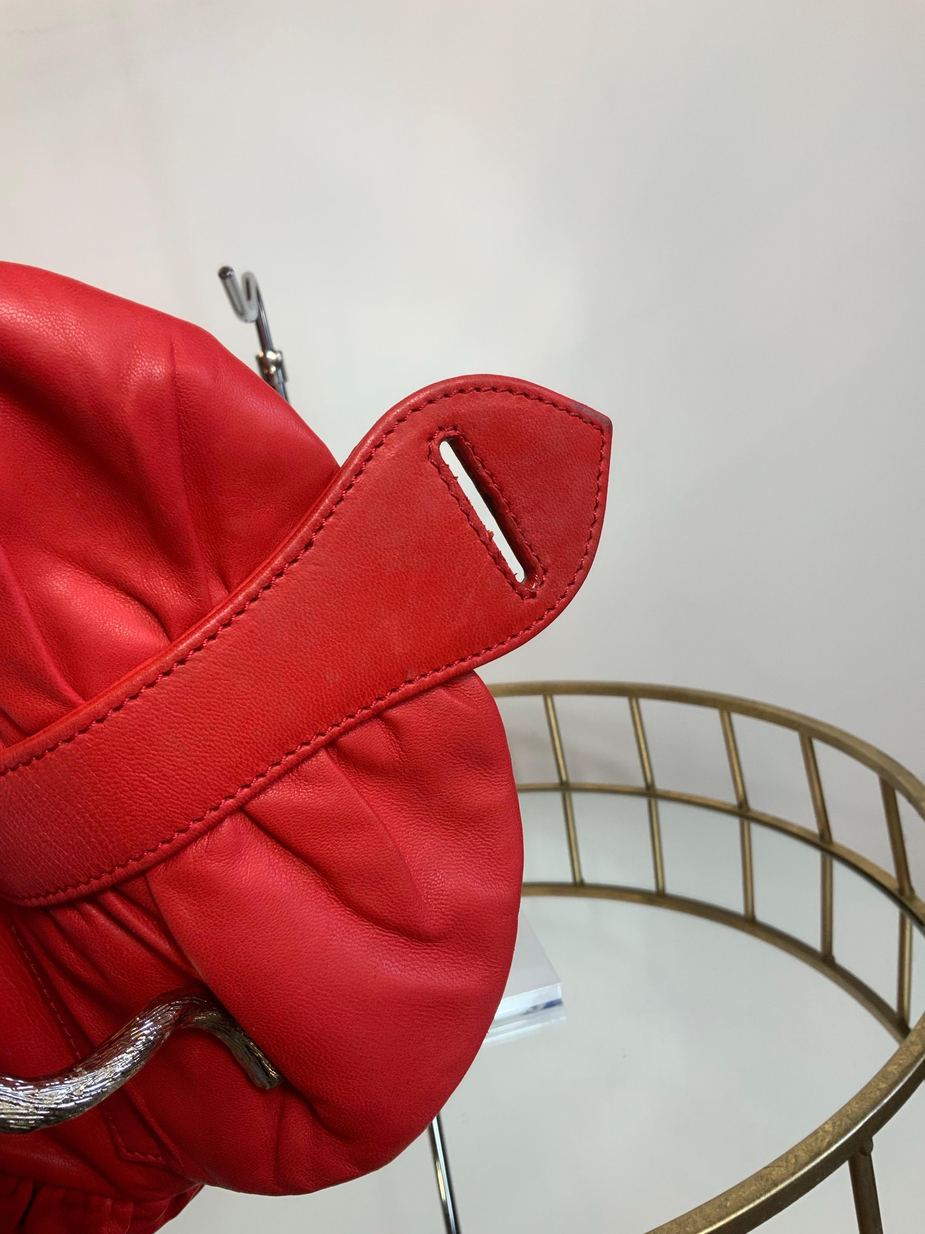 Trussardi sac en cuir vintage en vente 3