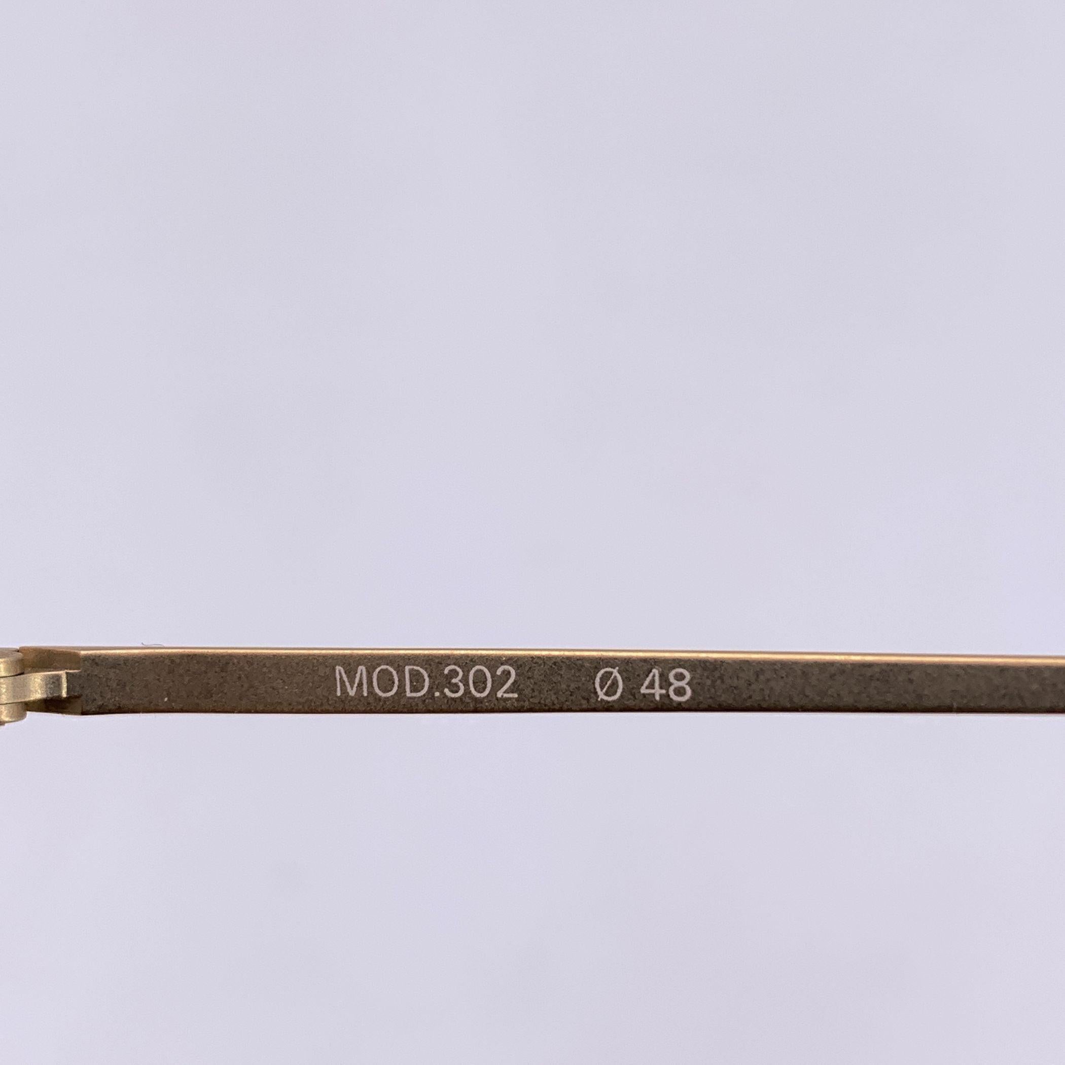 Trussardi Vintage Unisex Runde Sonnenbrille Mod. 302 48/17 130mm im Angebot 2