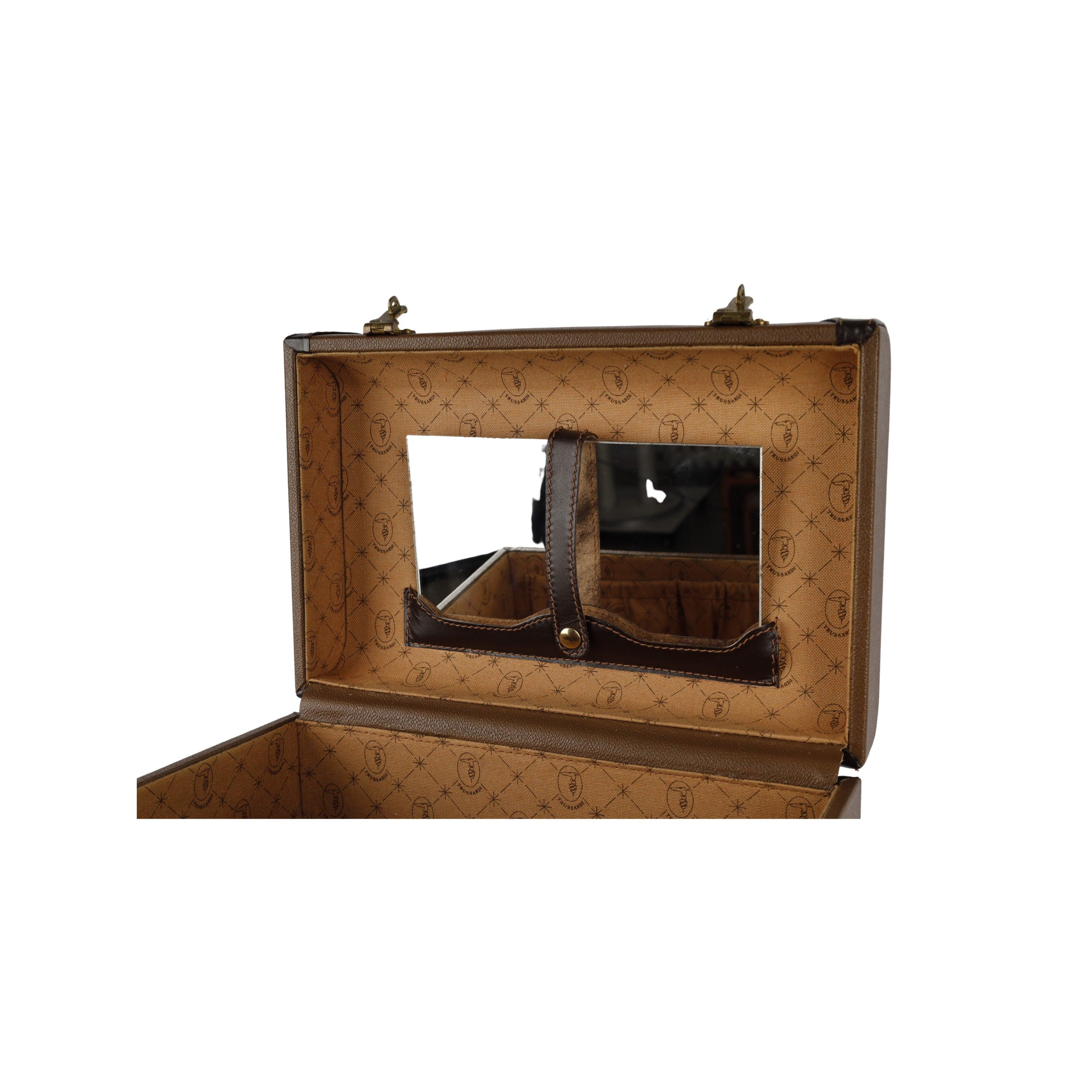 Trussardi Vintage Vanity Bag - '90s For Sale 1