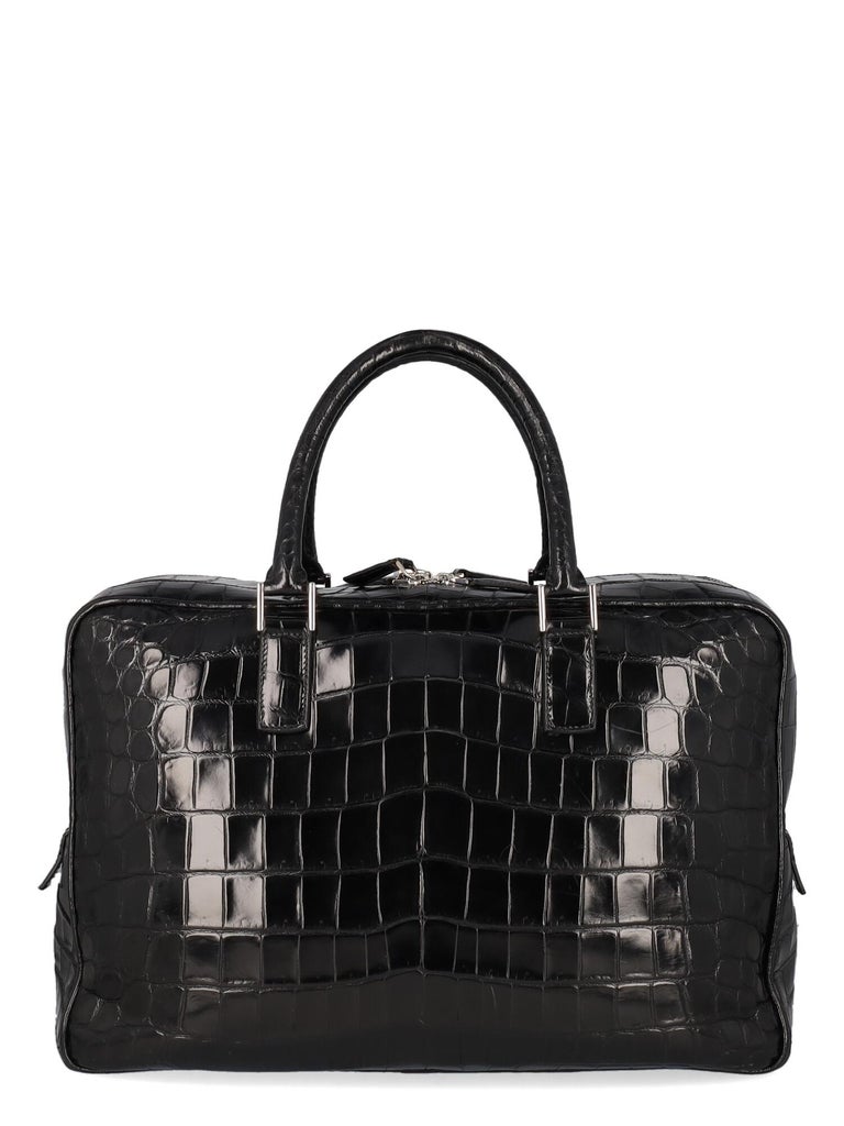Women's Trussardi Women Travel bags Black Leather 