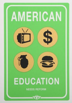 Signs of The Times, Pop Art Screenprint by TrustoCorp