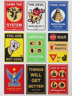 Signs of The Times, Screenprint by TrustoCorp