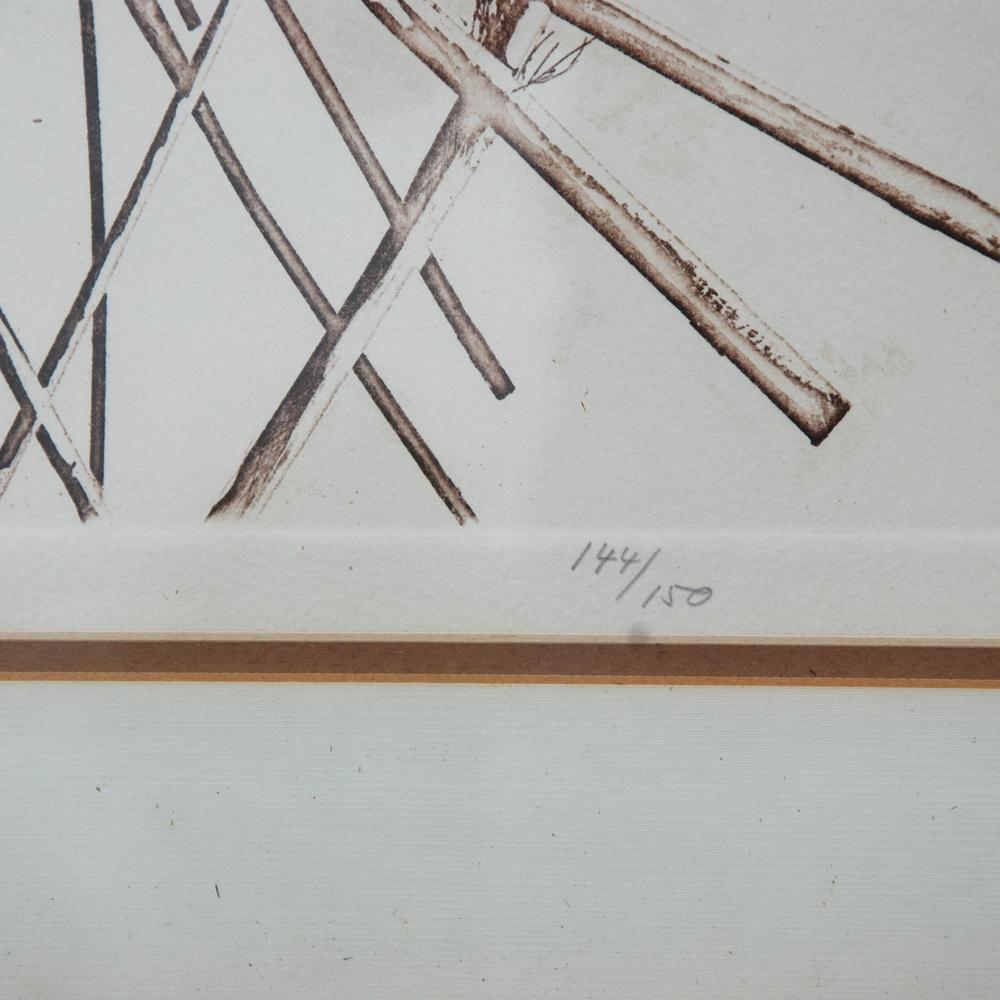 20ième siècle Lithographie signée et numérotée par Truyard en vente