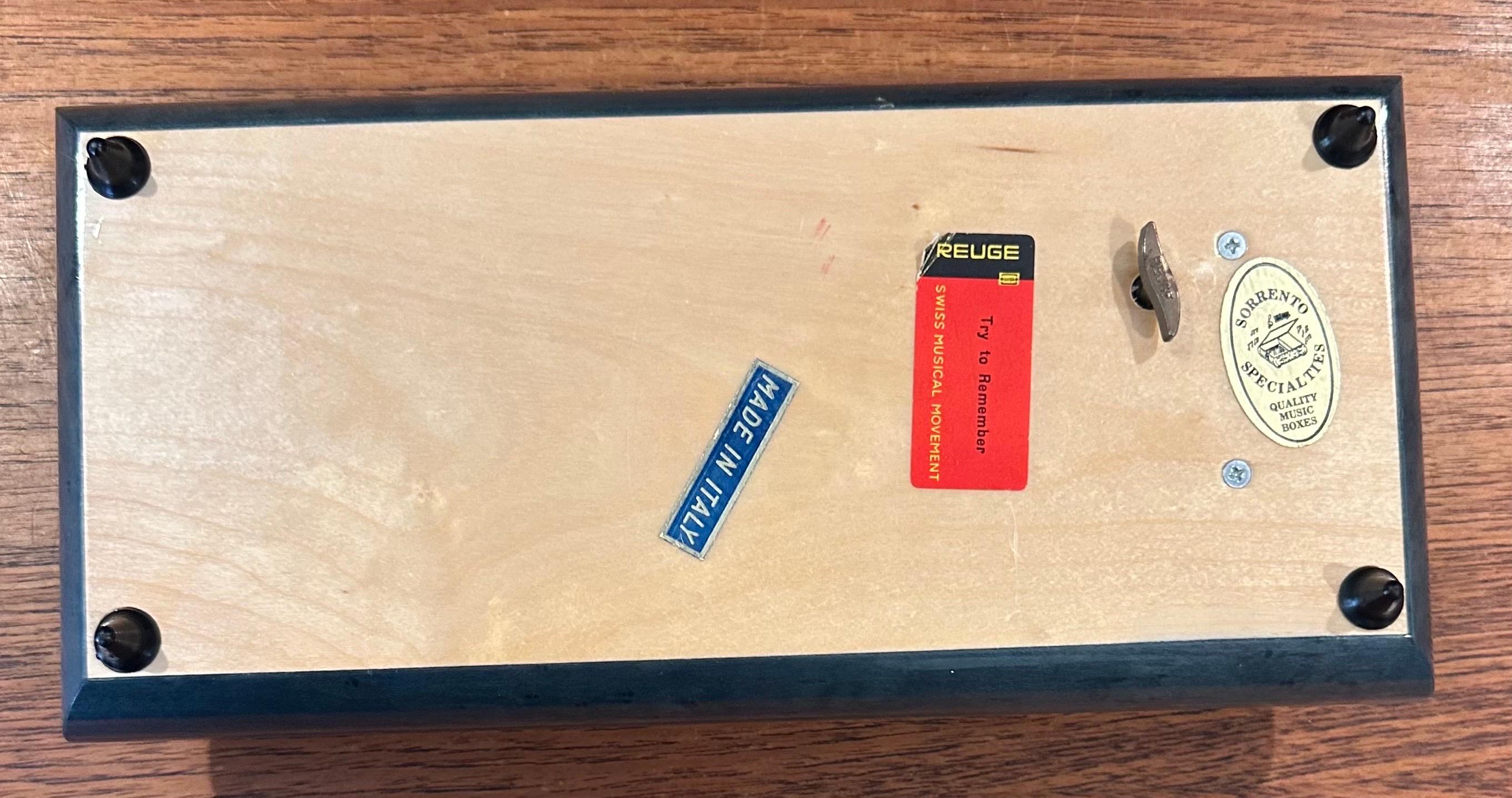 Boîte à bijoux musicale 