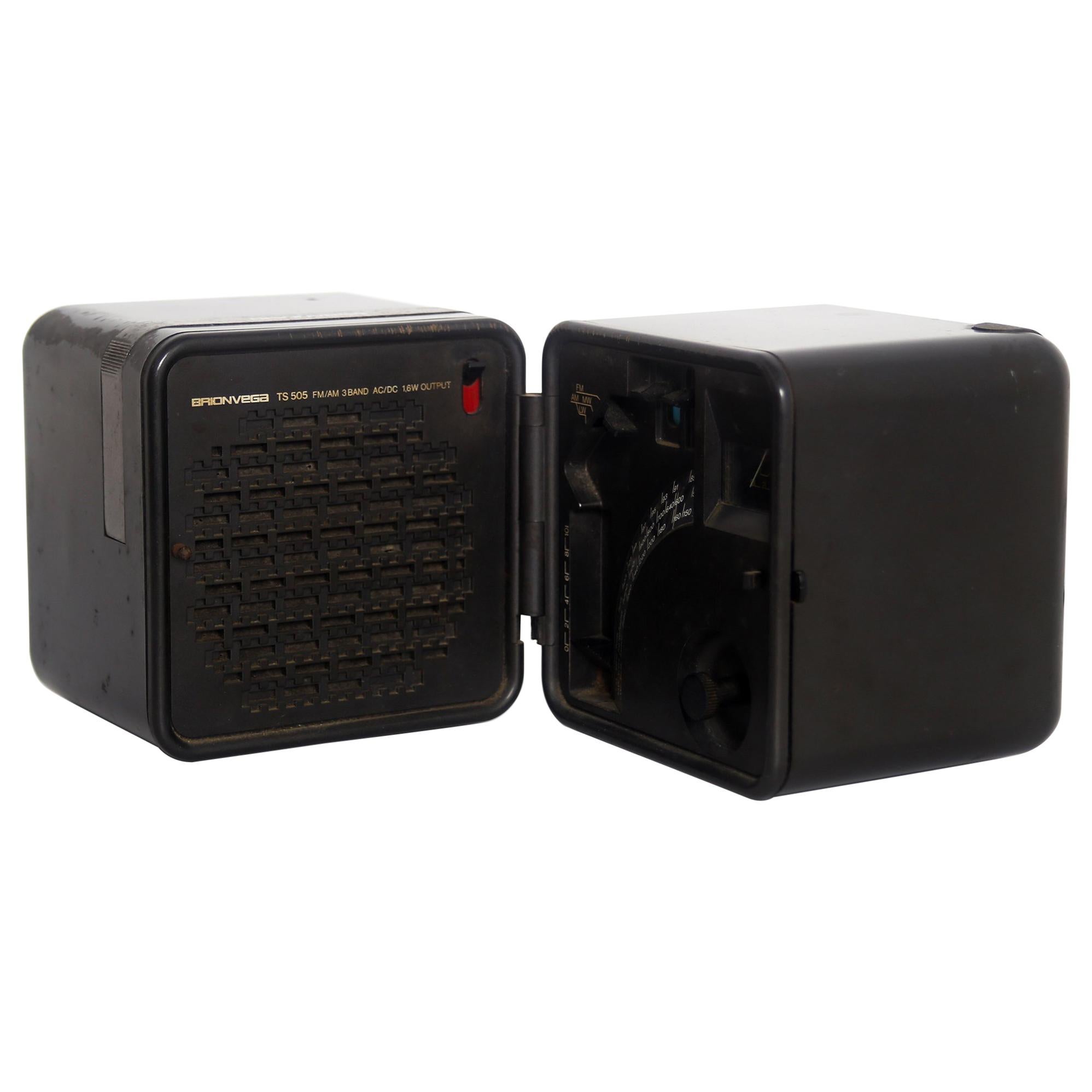 TS 505 Cube Radio by Marco Zanuso 
Richard Sapper for Brionvega, 1976