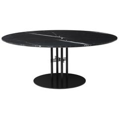 TS Column Lounge Table, Round, Black Base, X-Large, Laminate