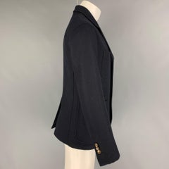 TS (S) Size 38 Navy Wool Notch Lapel Jacket