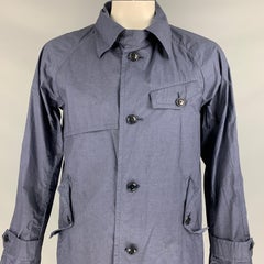 TS (S) Size L Navy Cotton Flap Pockets Jacket