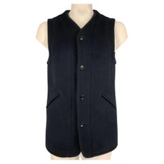 TS (S) Size XL Black Wool V-Neck Vest