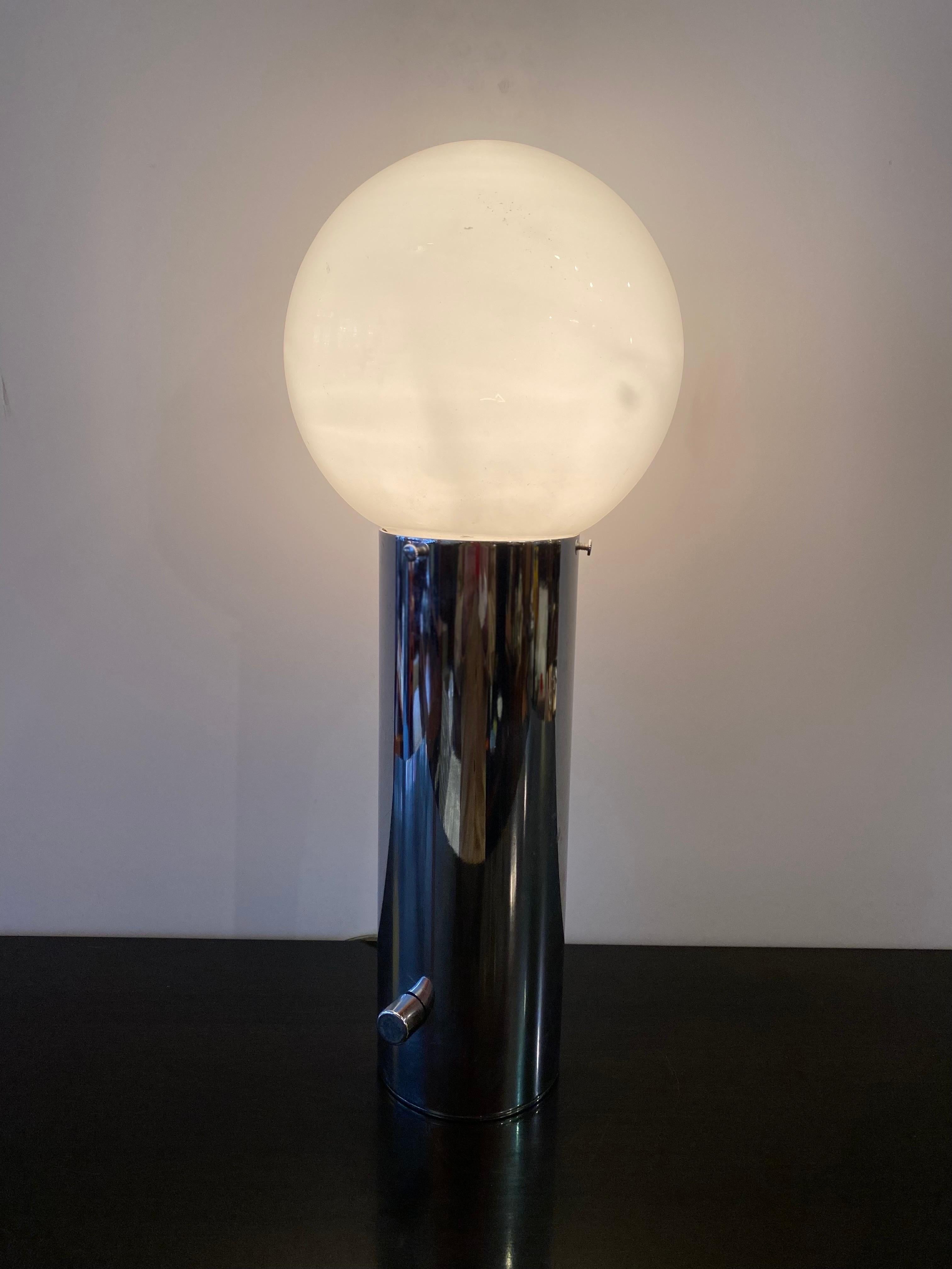 Mid-Century Modern TSAO Designs Chrome Table Lamp