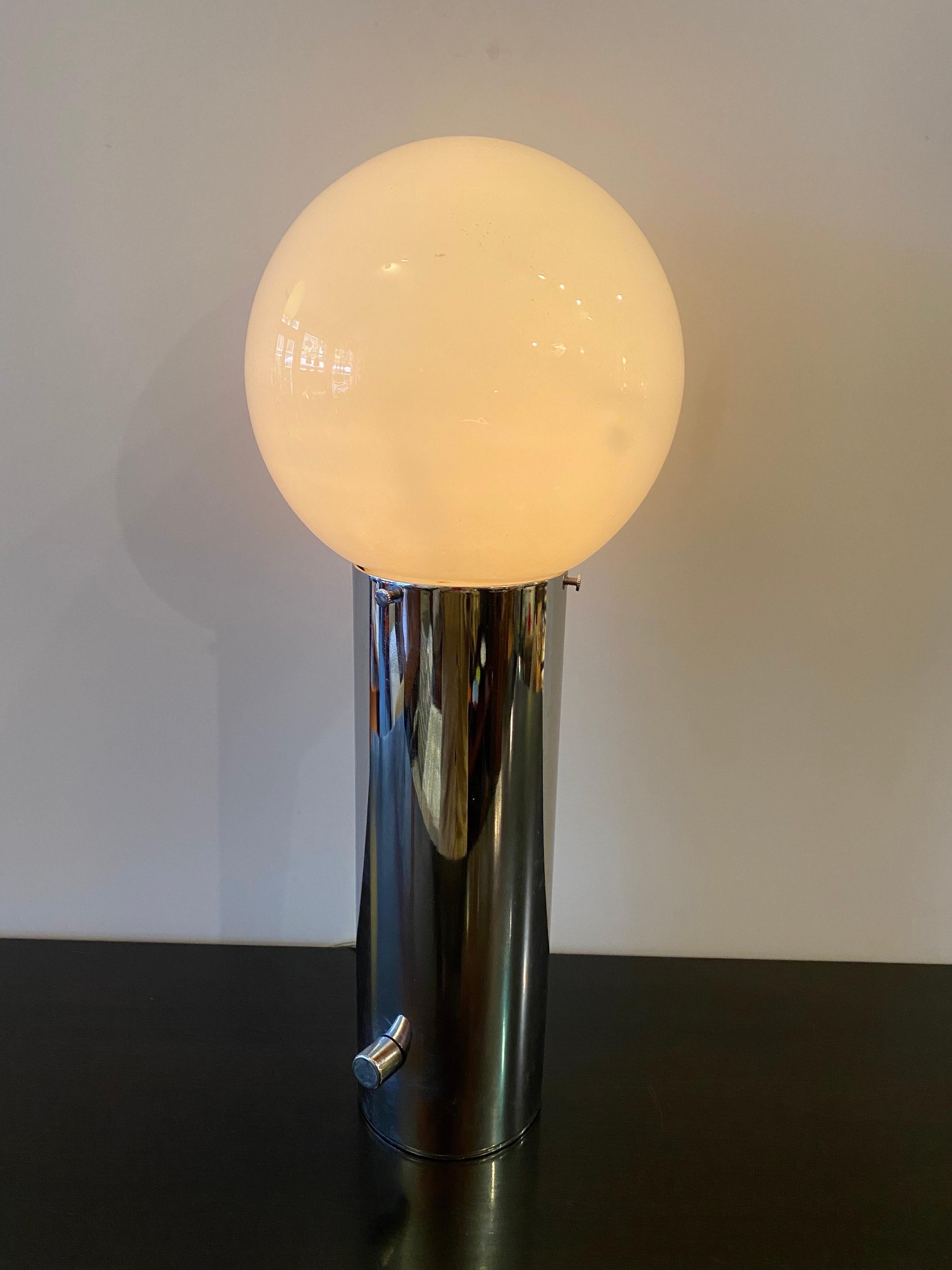 TSAO Designs Chrome Table Lamp In Good Condition In Philadelphia, PA