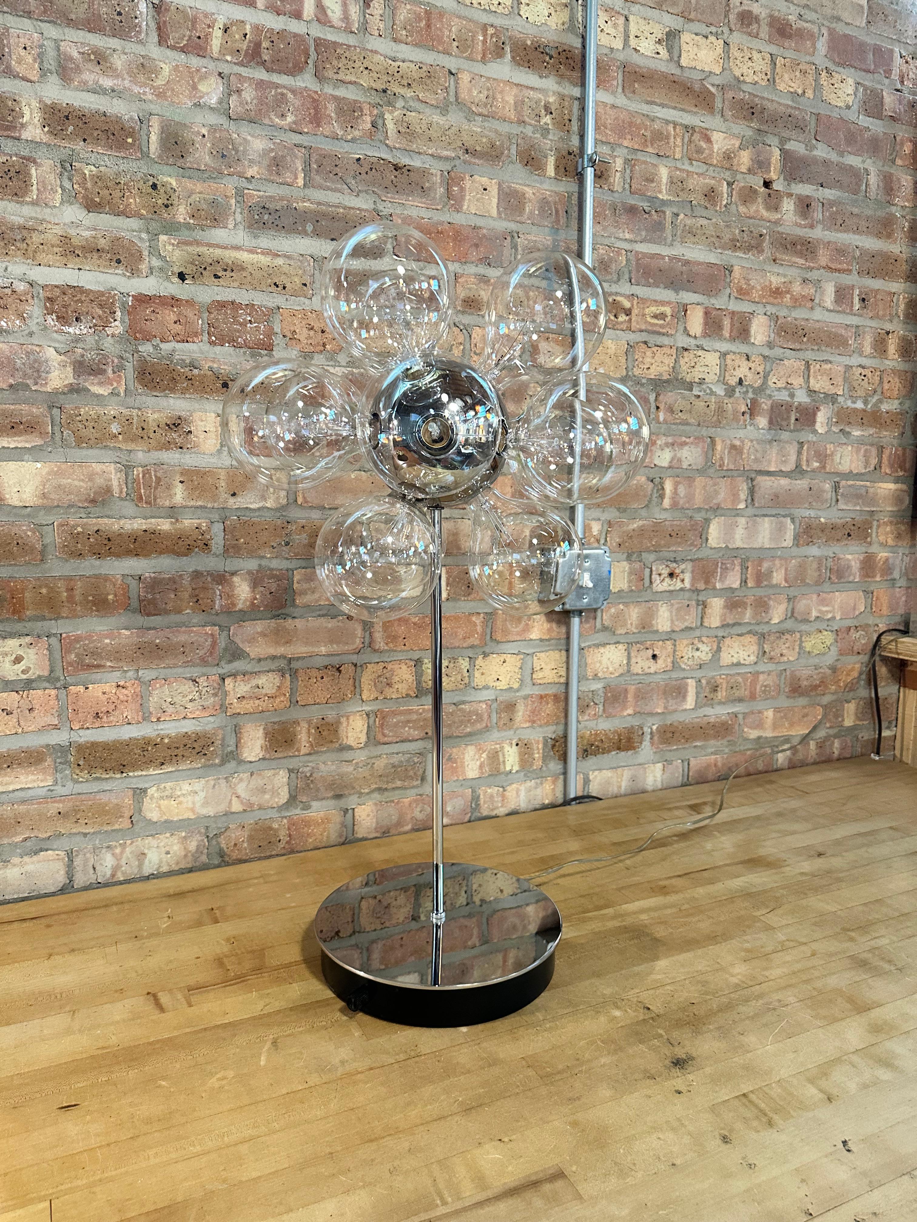 Chrome TSAO Designs Sputnik Table Lamp For Sale