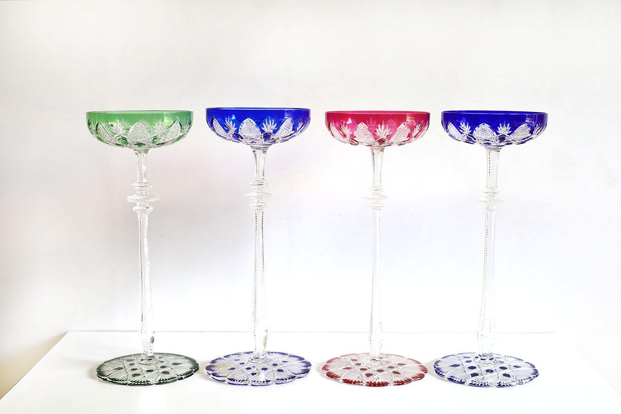 Hand-Crafted Tsar Champagne Coupe by Baccarat For Sale