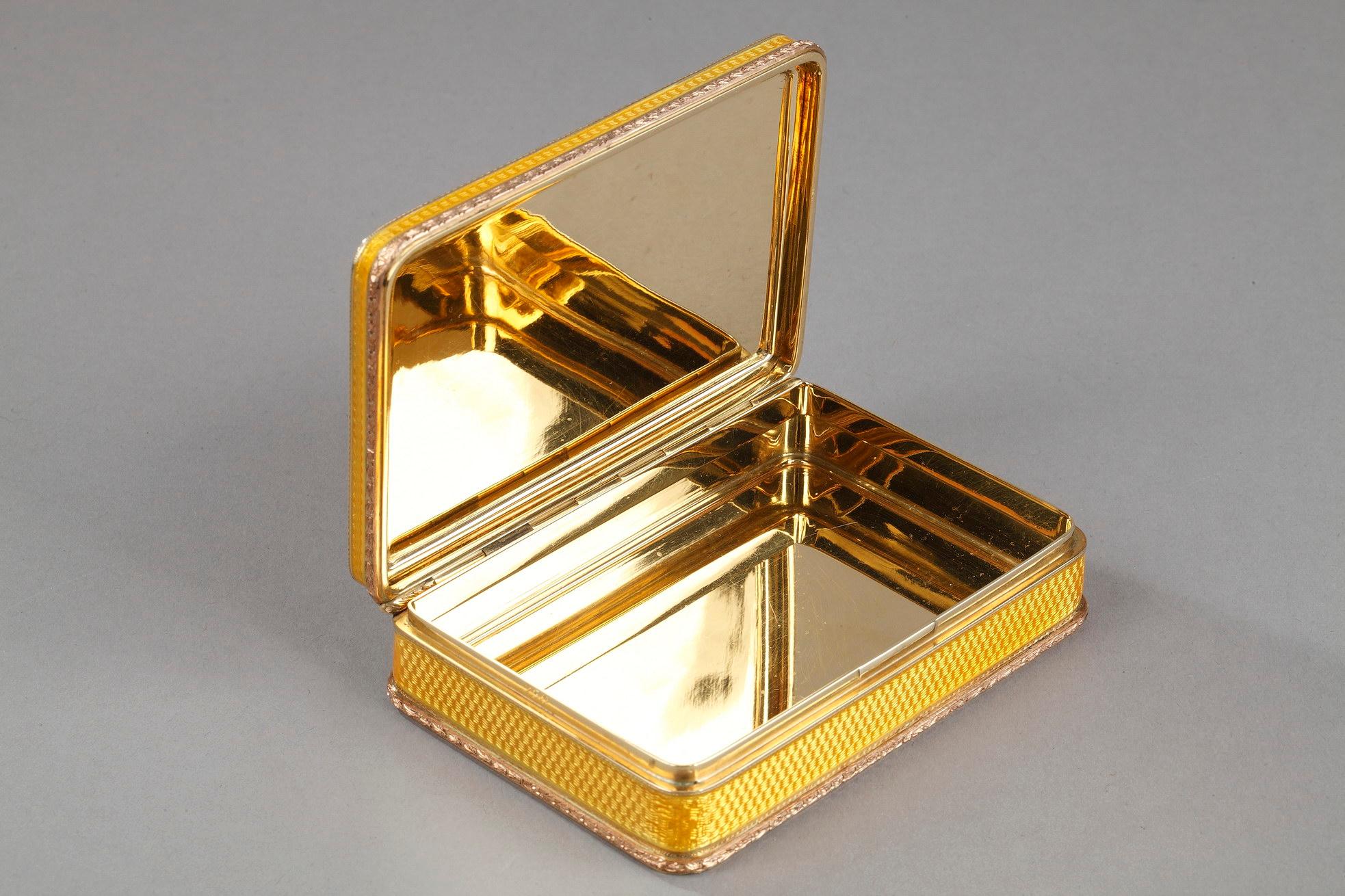Tsar Nicholas II coronation snuff box. In homage to FABERGE. Early 20th century. 4