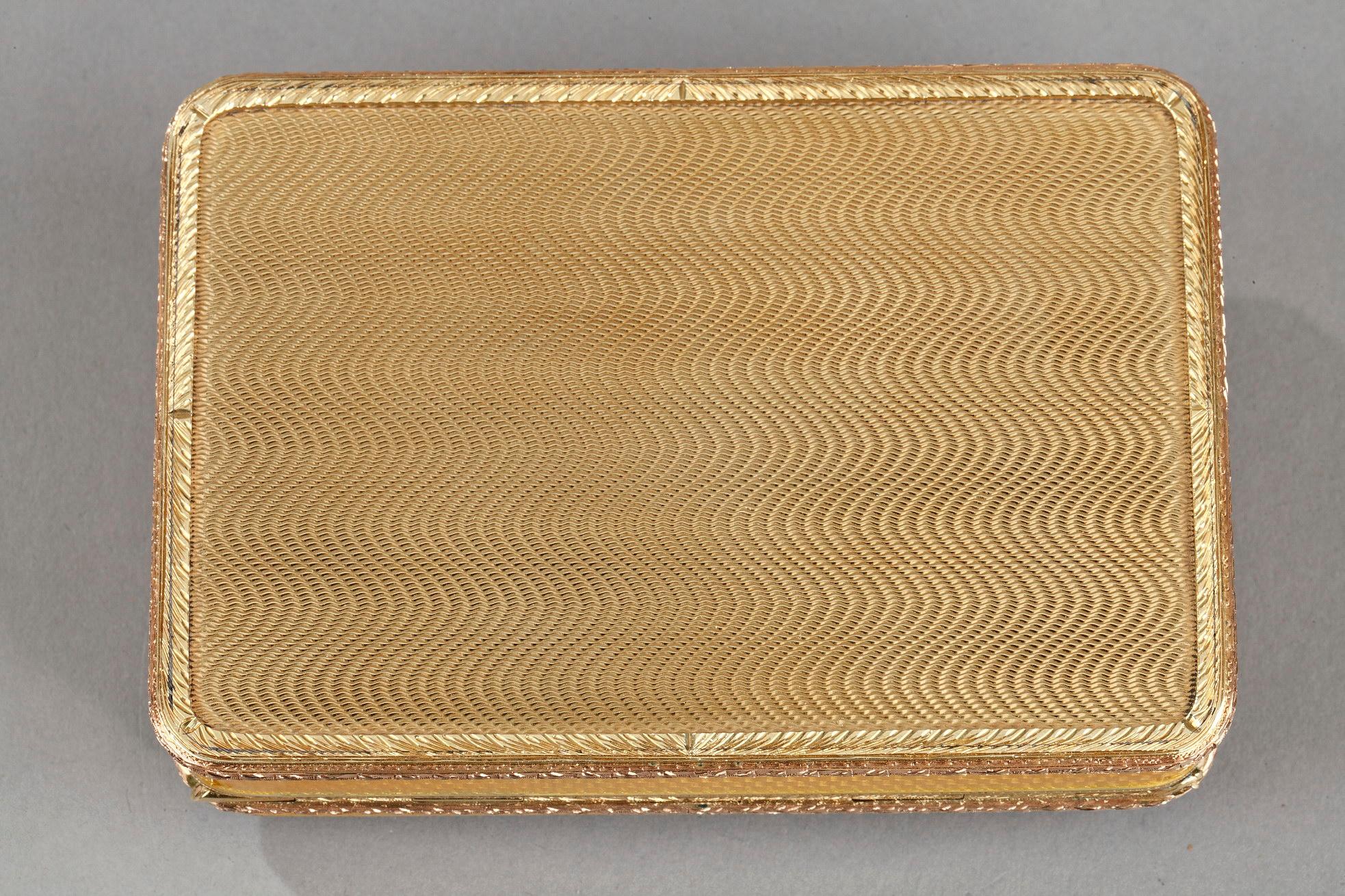 Tsar Nicholas II coronation snuff box. In homage to FABERGE. Early 20th century. 2