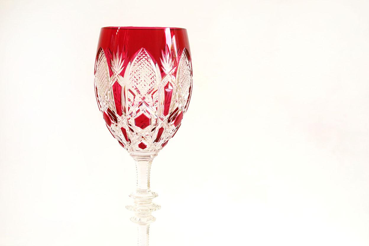 French Tsar Red Wine Glass by Baccarat