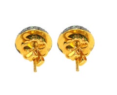 Tsavorite Dome Stud Earrings