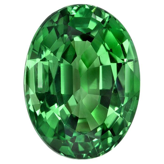 Tsavorita Granate Oval - Gema Rara para Joyería de Lujo Personalizada y Coleccionistas Moderno en venta