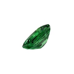 1.96 Carat Tsavorite Garnet Cushion Cut Loose Gemstone for Custom Jewelry