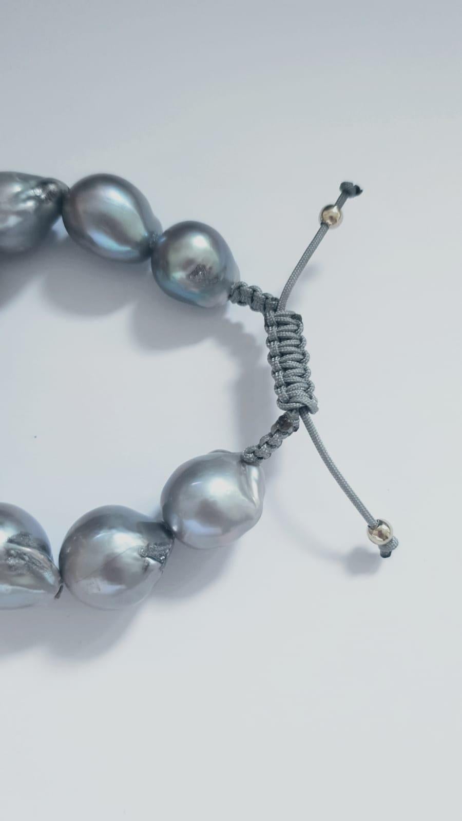 Artisan Tsavorite Pave and Pearls Bracelet