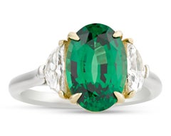 Tsavorite Ring, 3.37 Carat